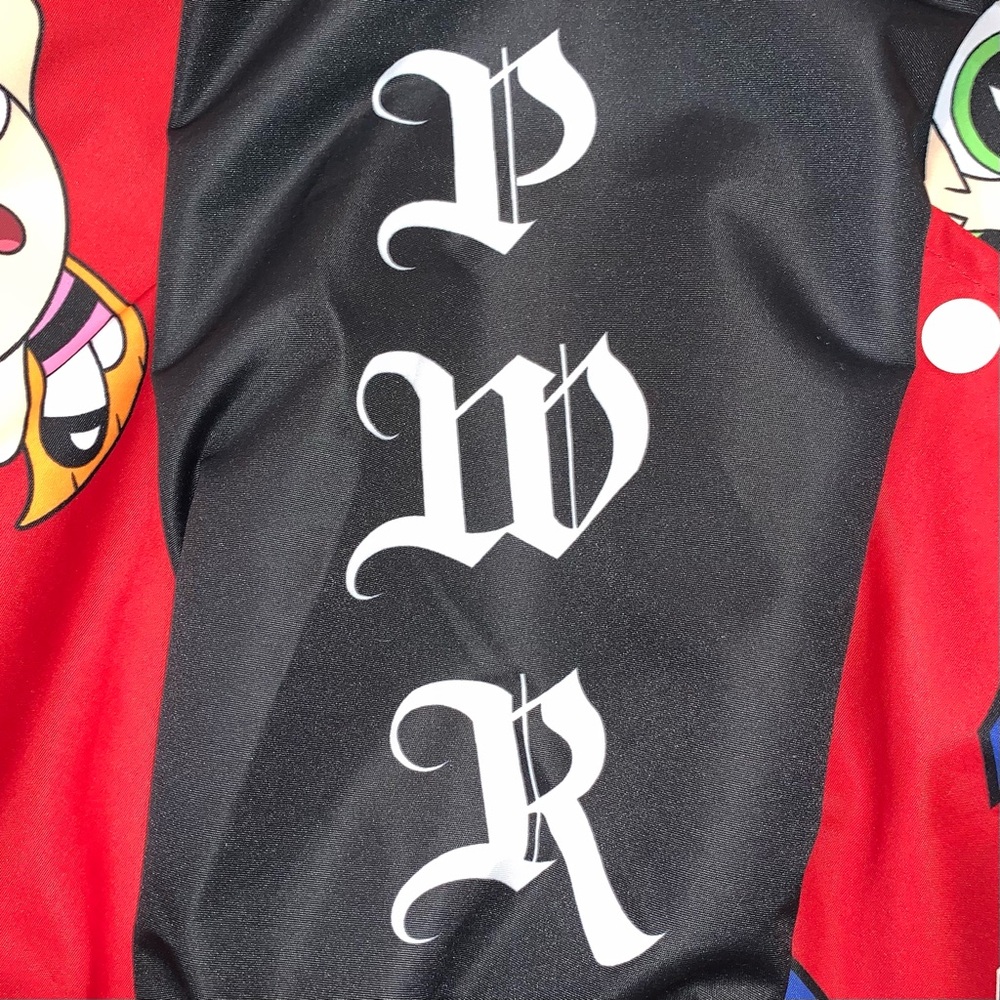 Members Only x The Powerpuff Girls Super Fierce Varsity Jacket-Size XL New - Picture 8 of 15